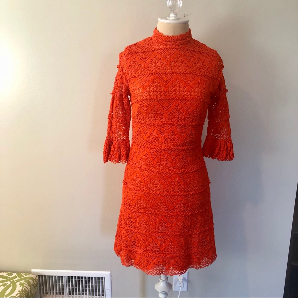 Vintage 70’s Orange Dress (XS)